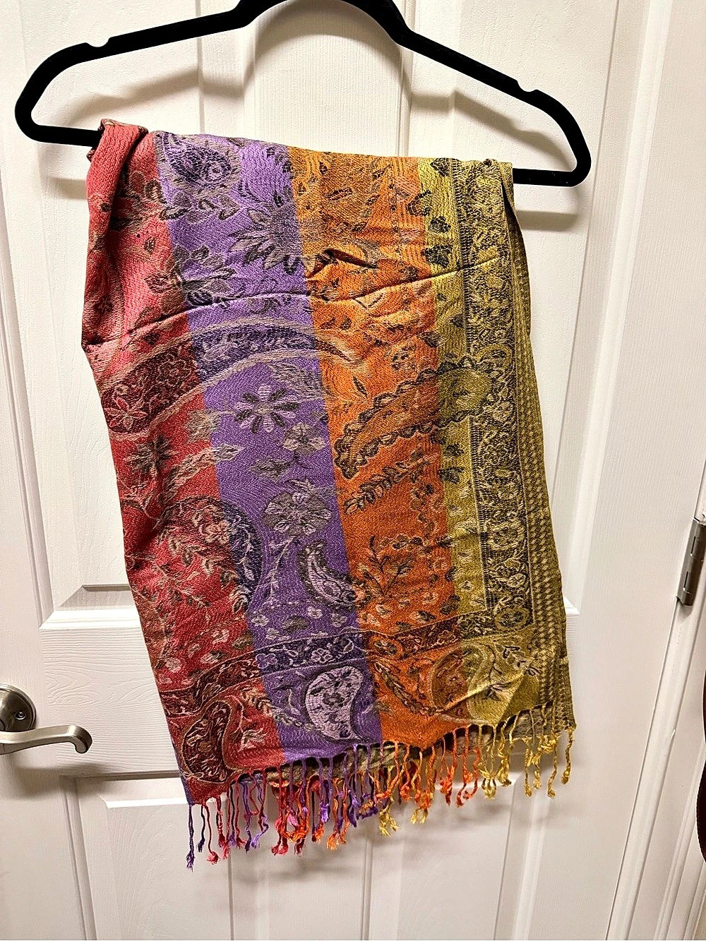 Multicolor Paisley Scarf